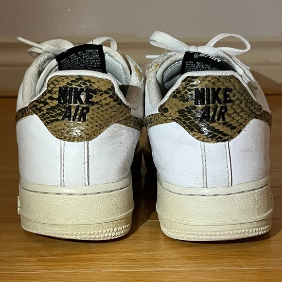 Nike Air Force 1 Ivory Snake US7.5 - Picture 4 of 9